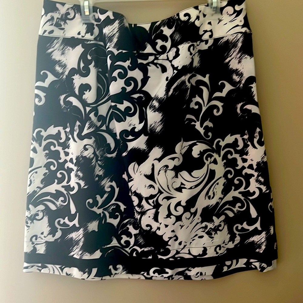 East 5th, Algodon/Polyester/Spandex Skirt, 18, Black & White